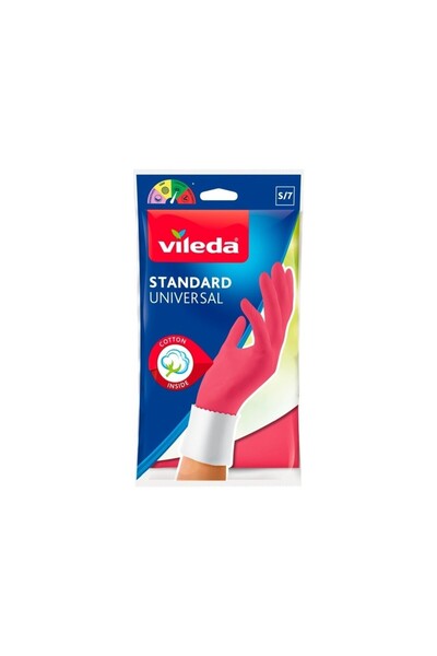 Vileda Universal Standard Gloves S/7 X 3 Pack