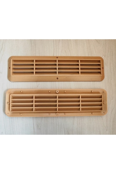 AFS ErmaC Raksan 008B Uyumlu Kapı Altı Transfer Menfezi 8X30 (Kahverengi)