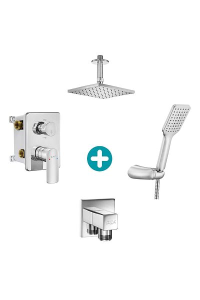 Eca Lia Concealed Bathroom Set - Shower Faucet and Ceiling