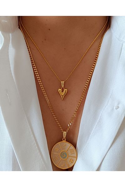 banunun takı tasarımı Set of 2 Necklaces