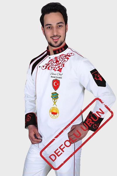 Üniformanya ATENTIE ! ARTICOL CU EROARE MICA I Nume Cadou Jachetă de bucătar Jachetă de bucătar Îmbrăcăminte de bucătar Tricou de bucătar