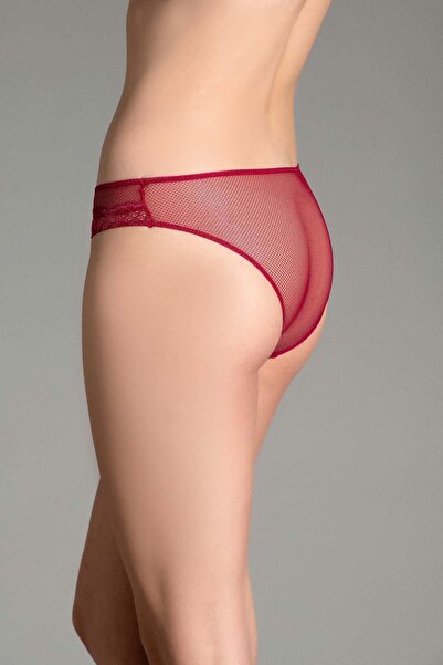 cotonhause Chiloți slip fucsia transparenti din dantela C9T1N0O3363