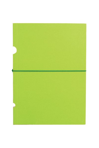 Paper-Oh Buco Lime Green B6 Lined Elastic Band Closure 112 Pages 100gsm Notebook (Pack of 2)