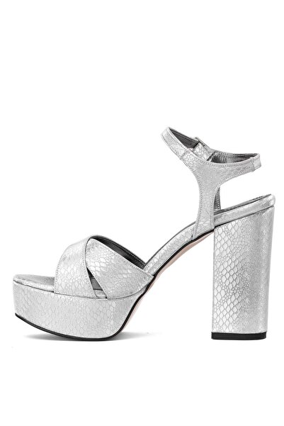Ayakkabı Fuarı Elite Pm08 K3026T Women's Platform Shoes Silver