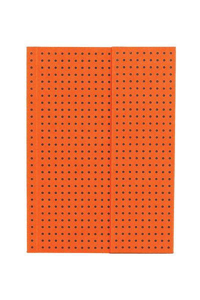 Paper-Oh Circulo Orange on Grey A6 Unlined Wrap Closure 128 Pages 100gsm Notebook (Pack of 2)