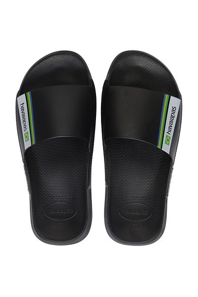 Havaianas Slide Brasil Black Men's Slippers