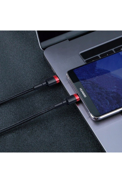 Baseus Baseus Cafule Type-C PD2.0 60W flash charging data line (20V 3A) 1m Red+Black