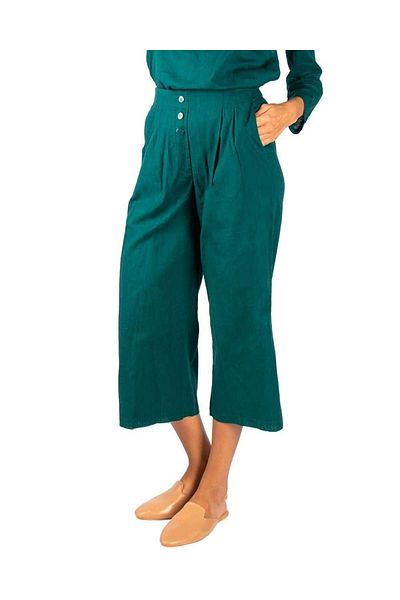 Mishkat Pleated-Front Palazzos