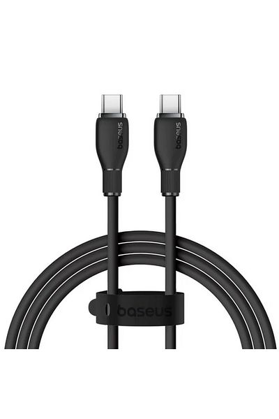 Baseus Pudding Series Fast Charging Cable Type-C to Type-C 100W 1.2m Cluster Black