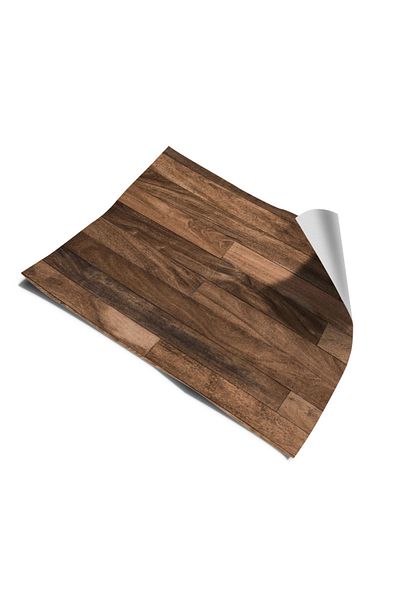 Bigaimaj Αυτοκόλλητο Λαμπραστικό 60cm X 100cm Φύλλο μοτίβο ξύλου παρκέ