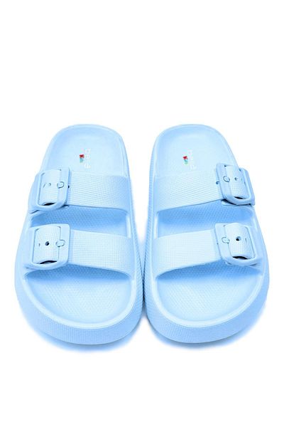 Kidx Плажни пантофи Bella Buckled Boy's Beach Street Ice Blue
