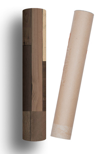 Bigaimaj Yer Kaplama Folyosu Kendinden Yapışkanlı Laminasyonlu Ahşap Parke Desen 60cm X 100cm