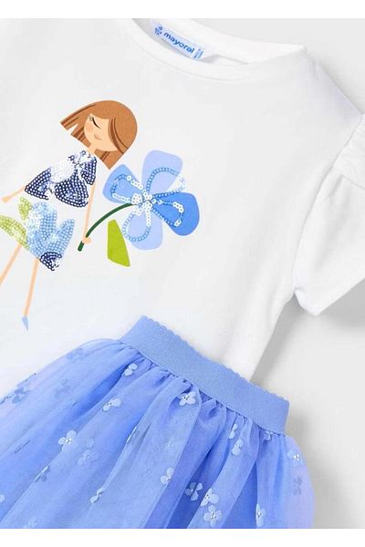 MAYORAL Girl Skirt Suit 25Ymyr3946