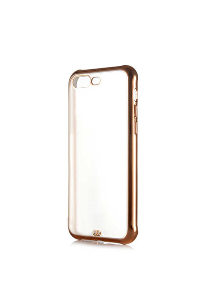 noktaks Compatible for iPhone 8 Plus - Case Protective Vo-It Sweet Hard Silicone Cover - Gold - T14415