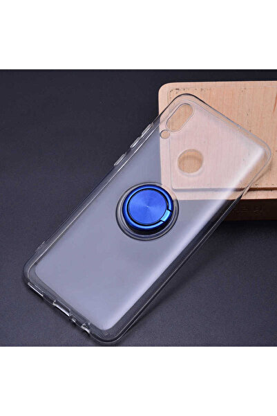 Techaks حافظة هواوي بي سمارت 2019 زور ليس سيليكون - أزرق