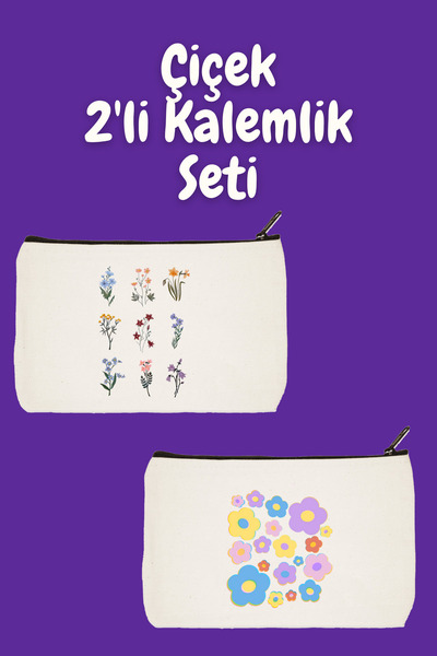 designedfy Cvetna šminka Torba Advantage set, držač za olovke, Novčanik , tka...