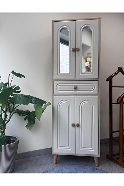 Mymob Meva Bohem Aynalı Çok Amaçlı Dolap