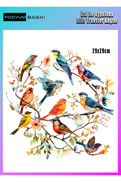 podyum baskı طباعة النسيج بالحديد على طباعة الطيور