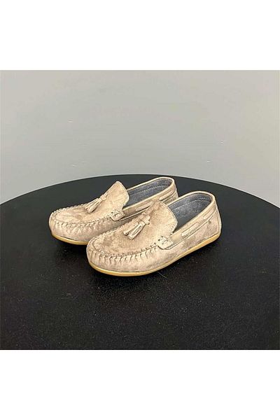 jadeer Pantofi de piele intoarsa pentru baieti - maro, Sema SK125