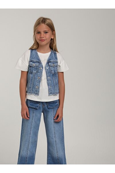 Escabel Double Pocket Denim Vest