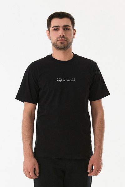 Fulla Moda Μπλουζάκι με ανάγλυφο εμπριμέ λαιμόκοψη
