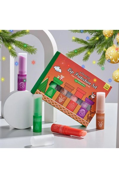 Kormesic 4pcs Lip Balm Set in a New Year's Curmese Pack