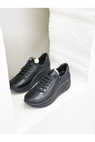 Mammamia Pantofi sport din piele Pantofi sport Femei 5CM Talpă cu pană D25YA-3475