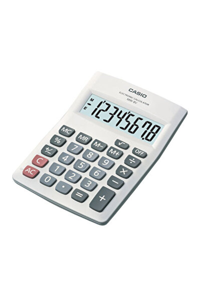 Casio Mw-5v-we 8 Hane Hesap Makinesi Mw-5v-we-w-dp(Ph)
