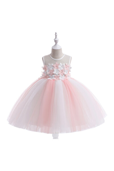 Mark & Mia Mark & Mia Pearl Embellished & Floral Detailed Sleeveless Frock - ...