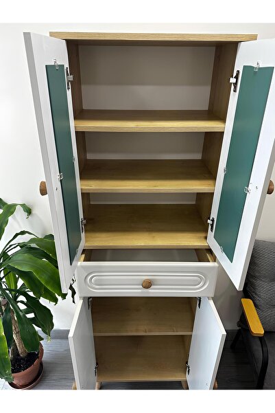 Mymob Meva Bohem Aynalı Çok Amaçlı Dolap