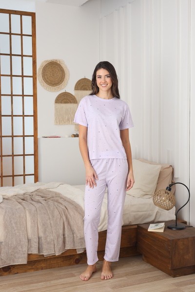 BEYAZTOPTAN BELI VELEPRODAJNI ŽENSKI KVALITETNI PIZAMA SET SA KRATKIM RUKAVIMA