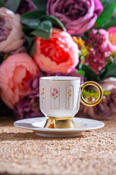 ACAR Aren Coffee Cup Set for 6 People - 90 ml