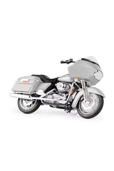 Maisto Harley Davidson 2002 Road Glide Diecast Gray 1:18 Model Motorcycle 31360
