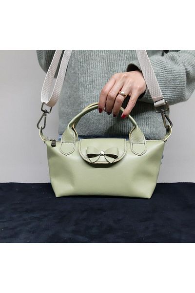 yedideri Mini geantă crossbody din piele naturală – geantă de umăr elegantă și dulce