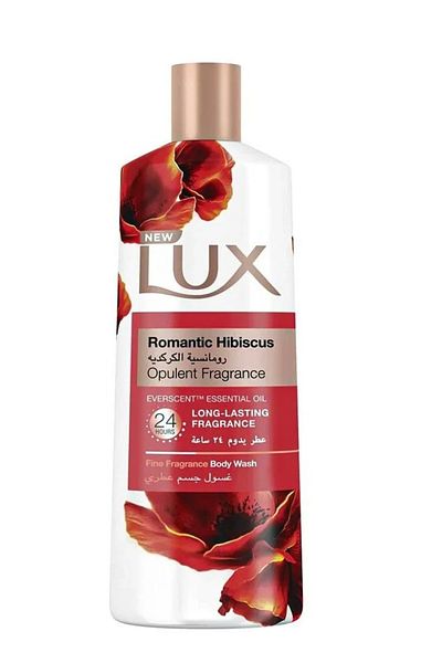 LUX غسول الجسم برائحة الكركديه الرومانسية الفاخرة 500 مل