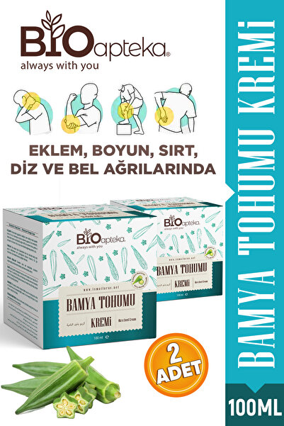 Bioapteka Bamya Tohumu Kremi Ağrı Kesici Krem 100 ML 2 Adet