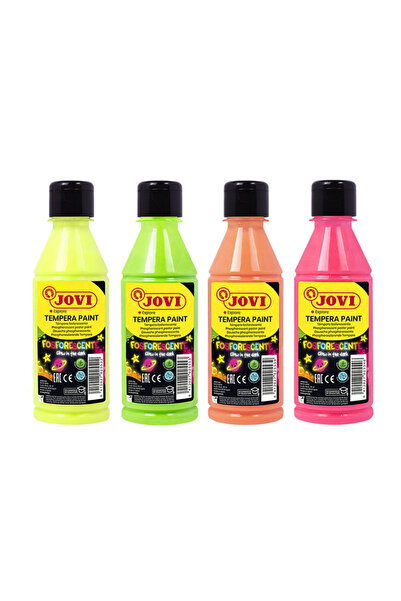 Jovi 519 GUAJ BOYA 250ML KARANLIKTA PARLAYAN FOSFORLU SARI