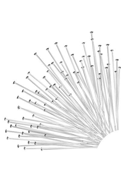 Choice5 50 مم 100 قطعة أصلية 20/25/30/40/50 مم دبابيس رأس مسطحة من الفولاذ ال...