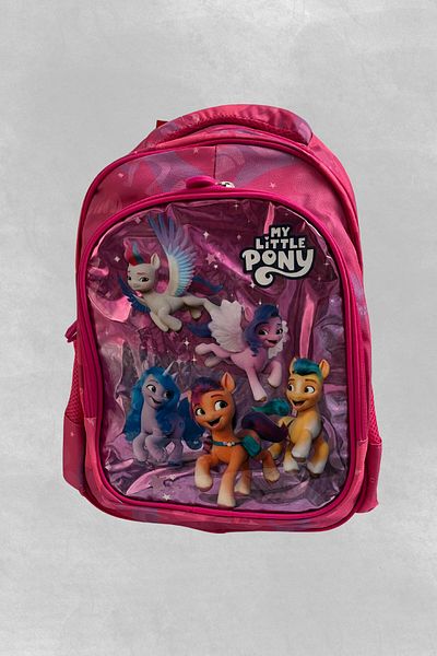 MY LITTLE PONY Children's Printed Licensed Multi-Compartment Zippered School Backpack