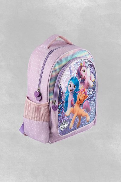 MY LITTLE PONY Children's Printed Licensed Multi-Compartment Zippered School Backpack