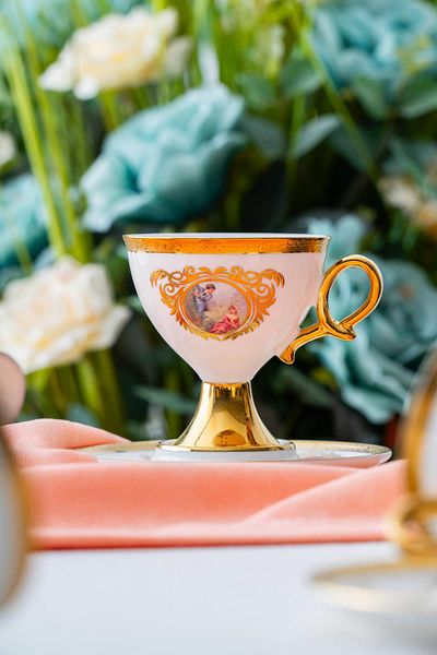 ACAR Rosanna Coffee Cup Set for 6 People - 90 ml