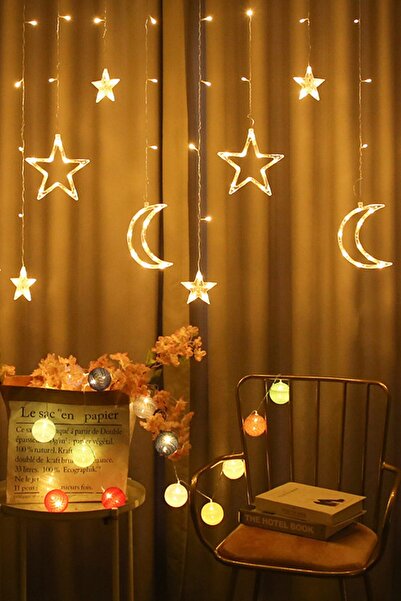 hayret sepeti Ramazan Ayına Özel Ay Yıldız Perde Led ile Manevi Atmosfer Yaratın