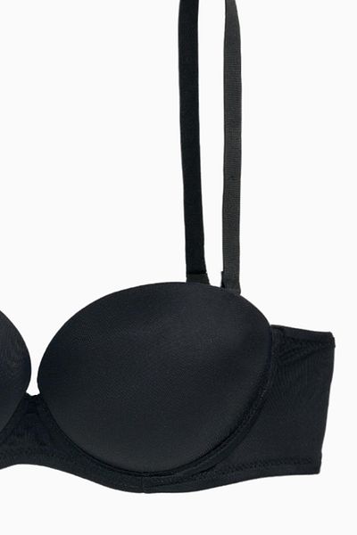 Wonna Olympos Strapless Micro Bra - Double Push Up, Extra Padding - Basic - 2536 - Μαύρο