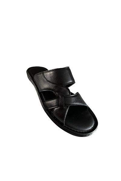 Castle Black 8521 Men's Leather Summer Comfort Slippers