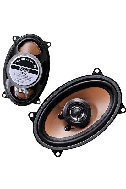 POLAXTOR Plx-14693 Oto Hoparlör Oval 10cm X15cm 4x6 Inç 200 Watt Tweeterli 1 ...