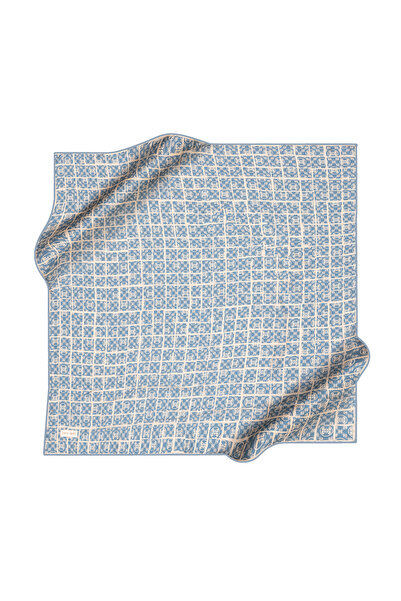 Pierre Cardin Logo Desenli Pierre Cardin Crepe Saten Eşarp