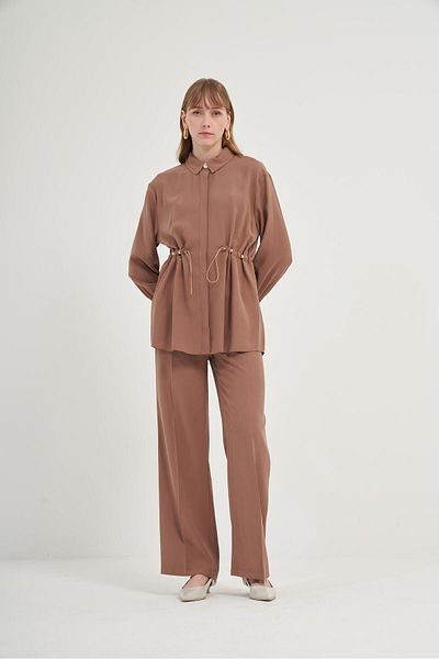 FTZ WOMEN Women's Trouser Suit Hazelnut 31031