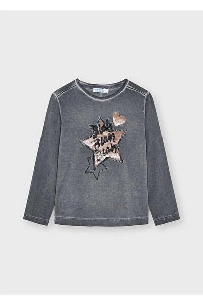 MAYORAL Μπλουζάκι μακρυμάνικο - - Γκρι - Γκρι