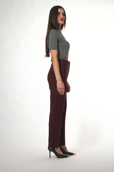 ABBRA Women's Front Flare Trousers