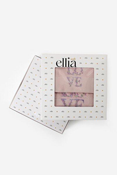 Ellia Soft Love 3-комплект рушників 100% бавовна в коробці Набір для лазні Набір для весільного приданого Розкішний рушник для ванної кімнати